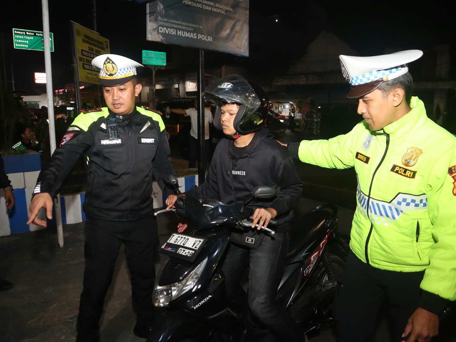 Subang Police KRYD Saturday Night, 33 Violations Taken Action, Brong Exhaust Becomes Target