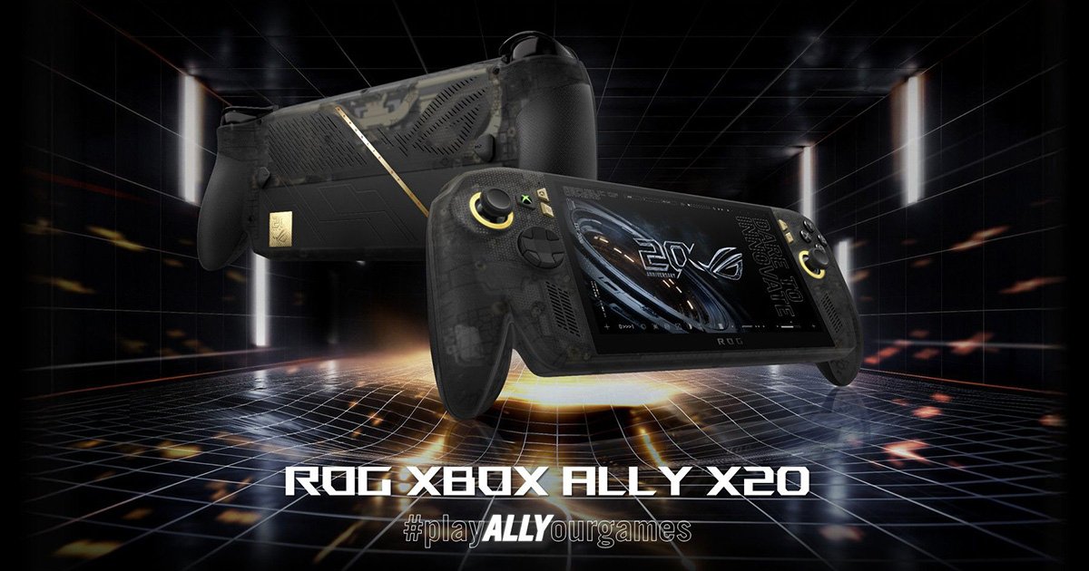 Asus Releases ROG Xbox Ally X20: Transparent Gaming with 120 Hz OLED Screen