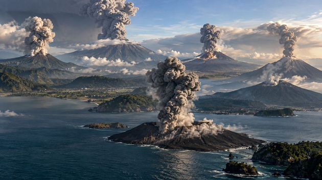 Six Volcanoes Erupt on the Same Day, Is This a Sign of a Major Disaster?