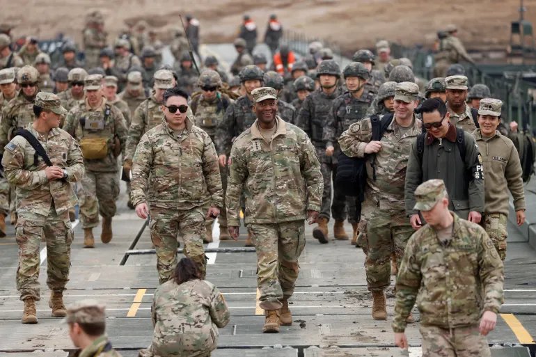 Democrats rebuked Trump for reducing military exercises with South Korea