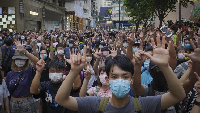 Hong Kong Tiananmen activists found guilty on national security charges